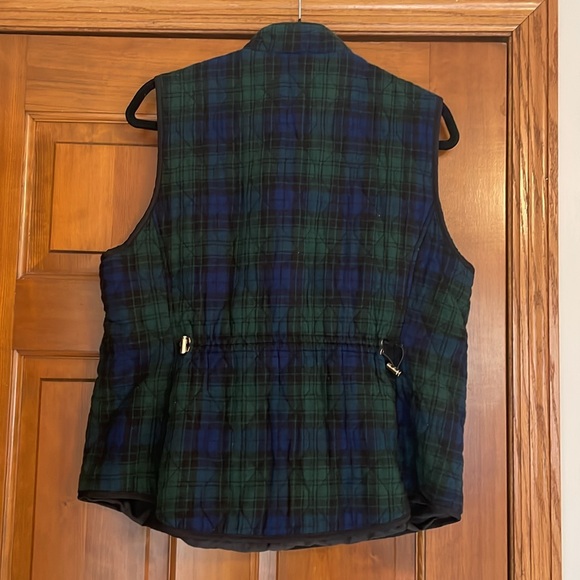 CROFT & BARROW blue green plaid vest - Picture 6 of 6